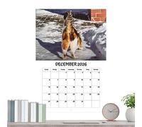 JINGLING Calendario da parete 2026 - Organizer per blocco note annuale, per famiglia, bambini, insegnanti, interni, scuola, aule, uffici, casa