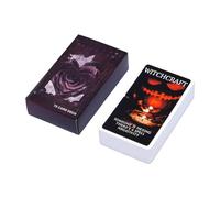 JINGLING Carte dei Tarocchi | Giochi da Tavolo Portatile In Inglese Con 78 Carte - Carte dei Tarocchi Per Pregare | Per Bambini Donne Gioco Ragazze Uomini Halloween