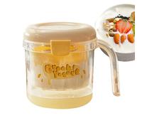 JINGLING Colino per yogurt con coperchio - Filtro per yogurt fatto in casa e separatore con sacchetti a maglia fine, ideale per famiglia, adulti, ragazzi e bambini