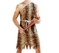 JINGLING Costume da Donna delle Caverne,Costume per Feste di Vacanza | Abbigliamento da Cosplay per Halloween, per Eventi a Tema, Carnevale, Concerto, Caccia, Festa in Casa, Compleanno, Maschera e