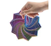 JINGLING Giocattoli sensoriali anti-stress | Esagono da ufficio con manico | Giocattolo sensoriale sviluppato stampato in 3D per adulti, per ufficio, casa, viaggi, studio, lavoro e