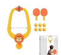 JINGLING Gioco Di Pong Da Porta - Allenatore Regolabile Per Porte,Giocattoli Tennis da Tavolo sopra la Porta | Per Famiglia Bambini Camera Da Soggiorno Palestra Casa Aula Sala Giochi Feste Compleanno