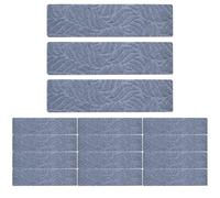 JINGLING Gradini - 15 pezzi morbidi bordi per gradini | Tappeto di sicurezza antiscivolo per la protezione delle scale come runner - per casa garage