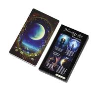 JINGLING Mazzo Oracle,Con Significato Spirituale Portatile | Mazzo di Tarocchi Spirituali Carte di Guida,Per Esplorazione Emotiva Guida In Amore Ricerca Della Verità Scoperta Di Sé Adulti E