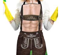 JINGLING Oktoberfest, grembiule oktoberfest per le donne | Divertente gonna per grembiule da vestito 3D - Costume da festa con abiti tedeschi, comodo con tasche per il barbecue, la, 024, Se référer au