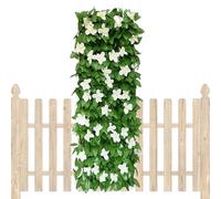 JINGLING Pannelli da parete per piante verdi, decorazione artificiale espandibile con,Ombrello privacy per cortile - per balcone, terrazza, balconi, ponte, cimitero, giardino, cortile