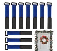 JINGLING per ghirlande di Natale | 10 Pezzi riutilizzabili per Piante - Fascette per Fascette per Piante | per Esterni Giardino Porta Anteriore Porta Ingresso Scale Verdi