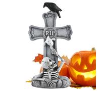 JINGLING Pietre tombali per Halloween | Decorazione tombali Halloween | e Stele in Miniatura per Accessori, Artigianato, Cimitero, Recinzione, Prato, Decorazione Esterna