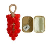 JINGLING Sapone per il Corpo - Detergente A Forma D'Uva Per La Salute Della Pelle E L'Igiene Del Bagno,Sapone per il Corpo Rinfrescante - Per Uomini Donne Bambini Viaggio Casa Doccia