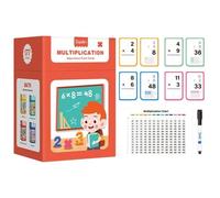 JINGLING Schede Flash Matematiche per Bambini - Schede di apprendimento interattive Riconoscimento Digitale | Schede Flash educative Aggiunta Moltiplicazione per l'apprendimento a casa
