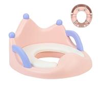 JINGLING Sedile WC per bambini, comodo e antiscivolo per vasino, con manici, impermeabile, con schienale, sedile da allenamento portatile per ragazze