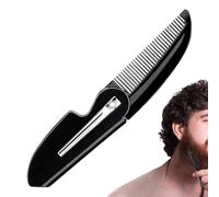 JINGLING Spazzola per barba | Spazzola per baffi tascabili - Tasche pieghevoli per lo styling - Per viaggi, percorsi pendolari, visite in salone, dei capelli, casa, dormitori, borse e