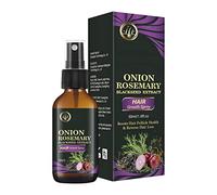 JINGLING Spray Ispessimento dei Capelli | Spray volumizzante per Capelli ai Semi Neri di Cipolla 30 ml - Lascia in Spray per la Crescita dei Capelli per Capelli più Lunghi, più Spessi, più pieni