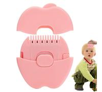 JINGLING Tagliacapelli a doppie punte, pettine per capelli con doppio uso, pettine per taglio a pony, utensili da taglio per capelli, pettine portatile