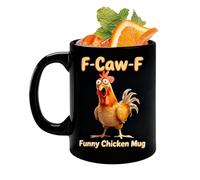 JINGLING Tazze Da Caffè Con Gallo,Tazze in Ceramica per Caffè Caldo,Da Tè Per La Casa | per Vino Succo Ufficio Ristorante Hotel Insegnanti Studenti Collezionisti Compleanno Vacanza
