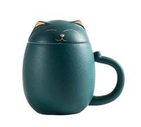 JINGLING Tazze Da Tè,Ceramica Impermeabile Resistente al Calore | Coperchio Della Da Tè Infusore Antirovesciamento - Per Ufficio Viaggi Esterni Regali Adolescenti Famiglia Colleghi Amatoriali