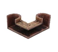 JINGLING Tunnel Per Vasca Pesci | Tana a Due Fori con Design Tunnel - Rifugio Decorativo Con Effetto Legno | per Vasche Angolo Dolce e Marina Casa Ufficio Ristorante