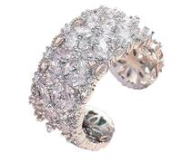 Jingmiger Anelli di zirconia cubica - Anello di - Anelli estetici in rame | per dita per uso quotidiano, San, Siehe Beschreibung, Rame, Vedi descrizione