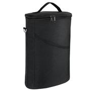 Jingmiger Borsa termica per bottiglia di vino - Borsa termica per il trasporto 2 bottiglie | impermeabile con tracolla regolabile e maniglia - per viaggi pic-nic, golf, donne e uomini
