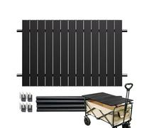 Jingmiger Camping Table Top Attachement, tavolo da campeggio CALLOGE,Mappa di carrello da giardino in metallo - forniture da picnic portatili da 29,5 x 21,6 pollici, da campeggio da spiaggia robusti