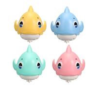 Jingmiger Cart Toy Car per Tutto-, Stampa e Andare Pesce | 4X Cartone Animato Bambino Cresce e Go Pescatori Giocattoli | Imparare la Rampa, Camminare su Bacini di Tutto-