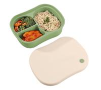 Jingmiger Contenitore per il pranzo | Contenitore riutilizzabile con 3 scomparti,Contenitori per la preparazione del pasto per,Per adulti Preparazione della scuola ufficio campeggio