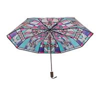 Jingmiger Ombrelli Per La Pioggia, Protezione Pieghabile Stile Retro, Ombrello Da Viaggio Con Apertura Automatica, Per Famiglia Uomini Donne Bambini Amici Attività All'aperto Compleanno Pasqua Natale