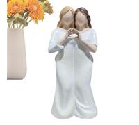 Jingmiger Statua di mamma e figlia,Statua di madre e figlia,Ornamenti per il desktop di mamma abbraccio e | Esprime relazioni d'amore tra madre e