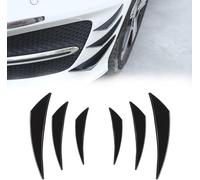 JINGMU 6 Piezas Alette Divisori per Auto Striscia Spoiler per Opel Vivaro B 2014-2018, Paraurti Auto Canard Alette Splitter, Spoiler Anteriore Dell'auto Accessori