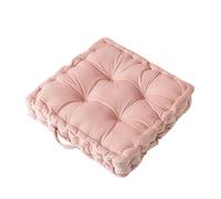 JingNian Cuscino da Pavimento - Rialzo per Poltrona Alta Quadrato Cuscino Facile da Alzare - Interno - Giardino - Rialzo per Sedia da Pranzo - Cuscino per Sedile(Size:42×42×9cm,Color:Rosa)