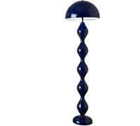 JingNian Lampada Da Terra Moderna con Controllo A Pedale Lampada Per Salotto Camera Da Letto Ufficio Luce Design Elegante, Piantana Moderna In Metallo(Blue)