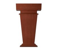 JingNian Leggio Da Conferenza In Legno, Grande Mensola A 2 Livelli Per Cavi, Podio Da Piattaforma Da Piattaforma Di Lettura Per Chiesa, Ufficio, Aula E Seminari(E)