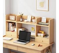 JingNian Libreria Da Scrivania, Organizer Da Scrivania In Legno, Scaffale Portaoggetti Indipendente For Scrivania for Ufficio Domestico, Salvaspazio Elegante(A,120x16x52cm)