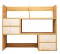 JingNian Organizer Da Scrivania In Legno, Libreria Multiuso con Cassetti, Organizer Da Scrivania for Ufficio, Casa, Scuola E Dormitorio(B,80x17x80cm)