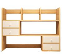 JingNian Organizer Da Scrivania In Legno, Libreria Multiuso con Cassetti, Organizer Da Scrivania for Ufficio, Casa, Scuola E Dormitorio(B,110x17x80cm)