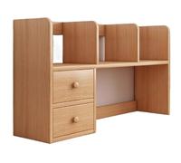 JingNian Organizer Scrivania, Libreria Da Scrivania Da Appoggio A 2 Livelli, Scaffale Multifunzionale Autoportante Per Casa, Ufficio E Dormitorio(A,60X17X48cm)