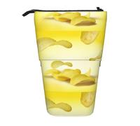 jingong Astuccio multifunzione con patatine fritte, borsa portaoggetti, borsa per il trucco, adatta per ufficio e trasporto quotidiano, Nero , Taglia unica, Portamonete