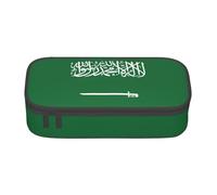 jingong Bandiera dell'Arabia Saudita, grande capacità, adatta per viaggi, forniture per ufficio, trucchi e organizzazione della scrivania, Nero , Taglia unica, Beauty Case