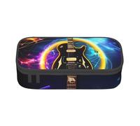 jingong Borsa portaoggetti per chitarra elettrica, grande capacità, adatta per viaggi, forniture per ufficio, trucchi e organizzazione della scrivania