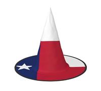 jingong Cappello di Halloween con stampa bandiera del Texas, set da 1, adatto per feste a tema famiglia, decorazione cortile, feste di carnevale