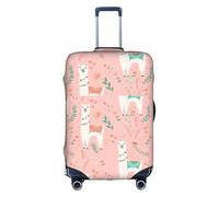 jingong Copertura elastica per valigie da viaggio con stampa di cactus cammello rosso, bianco, M