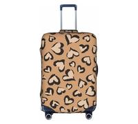 jingong Copertura protettiva elastica per valigie da viaggio con stampa in marmo oro rosa, bianco, L