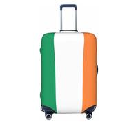 jingong Copertura protettiva per bagagli, con stampa bandiera irlandese, elastica, resistente ai graffi e alla polvere, Nero , M