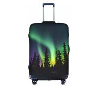 jingong Dark Northern Lights Stampa Stampa Elastica Bagagli Valigie Coperture Per Bagagli Adulto Protezione Per Bagagli Da Viaggio Copertura, bianco, S