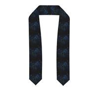 jingong Lo scialle di laurea Star Constellation Map è uno scialle unisex alla moda appositamente progettato per cerimonie di laurea, Appiattito, Taglia unica