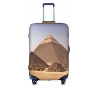 jingong Pyramids of Egypt - Copertura elastica per valigie da viaggio, per adulti, bianco, L