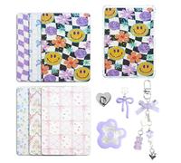 JINGSEN Simpatico set di schede per Kindle, 6 design a tema libro con ciondoli per Kindle e tappi antipolvere USB-C, per 11a/12a generazione, 17,3 x 12,2 cm (multicolore)