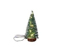 JINGYAN Alberi di natale artificiali Christmas Tree Tabletop Mini Christmas Tree Nightlight Decoration Artificial Xmas Tree Decor Gift(20cm)