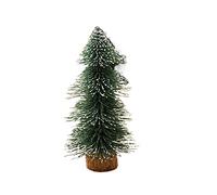 JINGYAN Alberi di natale artificiali Mini Christmas Trees Ornament Snow Frost Small Pine Tree Decor Hang Decorations For Home(25cm)