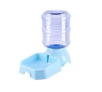 JINGYAN Alimentatore Automatico Automatic Pet Cat Feeders 3.8l Plastic Feeders Dog Bowl Water Bottle Large Capacity Food Water Dispenser for Dogs Cat Pet Product(Blue Water Feeder)